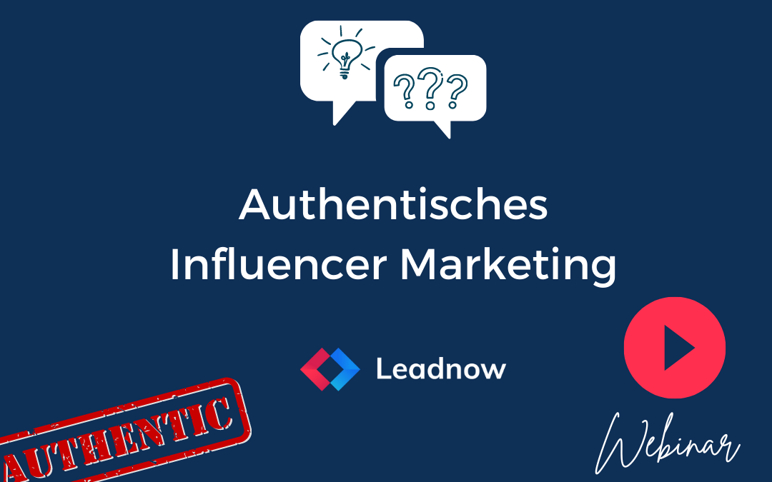 Authentic influencer marketing