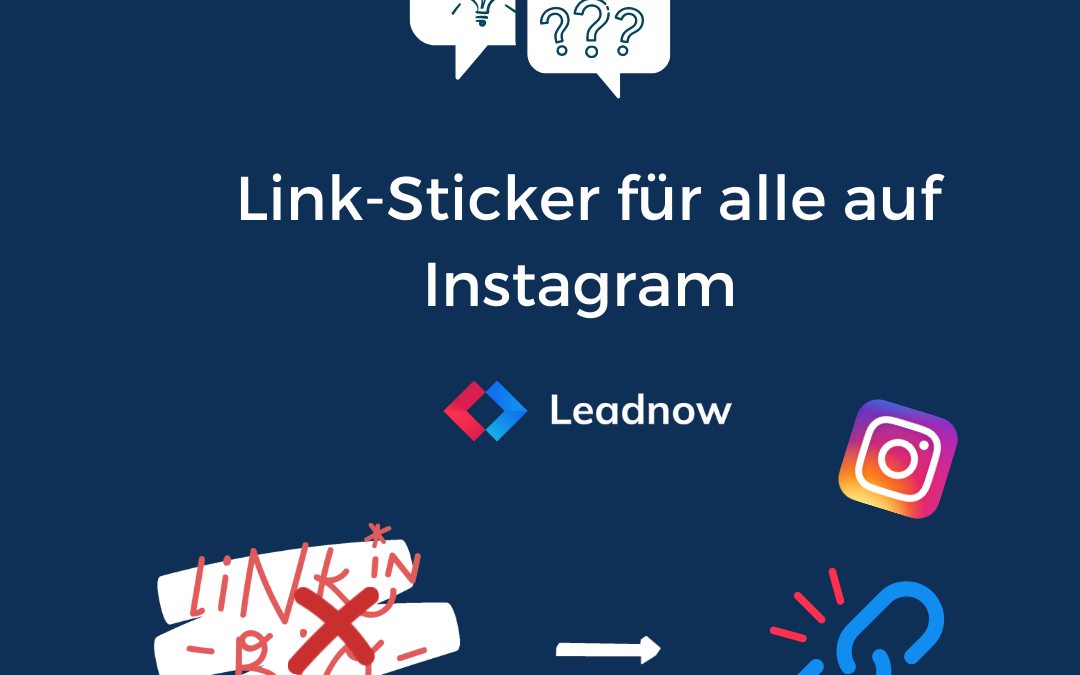 Link-Sticker auf Instagram